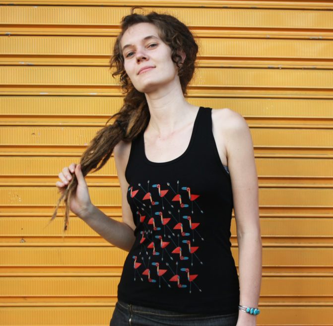 flamingos fem tirantes