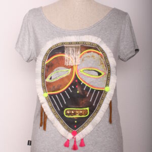 T-shirt psychedelische Maske