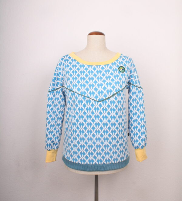 Vintage Space Age in blau